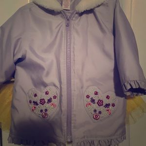 24m lavender heart coat